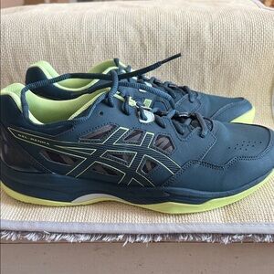 ASICS Gel -Renma Men's Athletic Shoes in Dark Teal and Neon Green